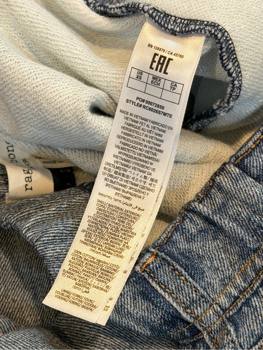 Rag & Bone Miramar Terry Pull On Track Pants - Picture 5 of 5